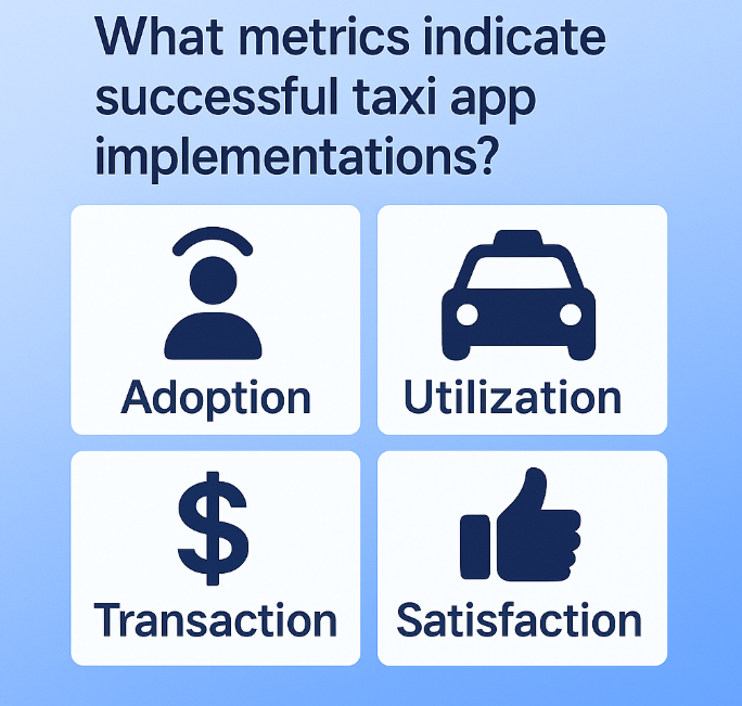 Successful Taxi App Development Implementation Infographic